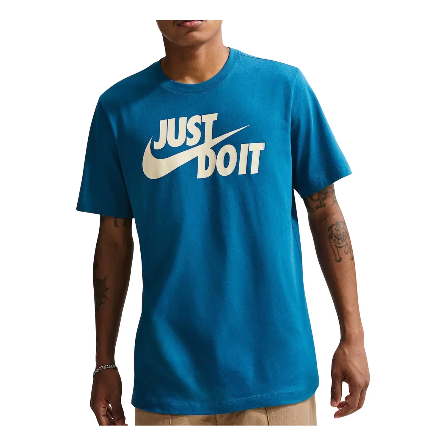 Мужская футболка с принтом JDI Nike, синий