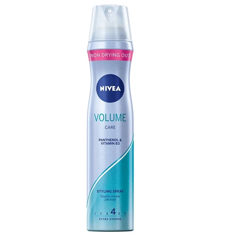Лак для волос с пантенолом и витамином B3 Nivea, Volume Care 250 мл