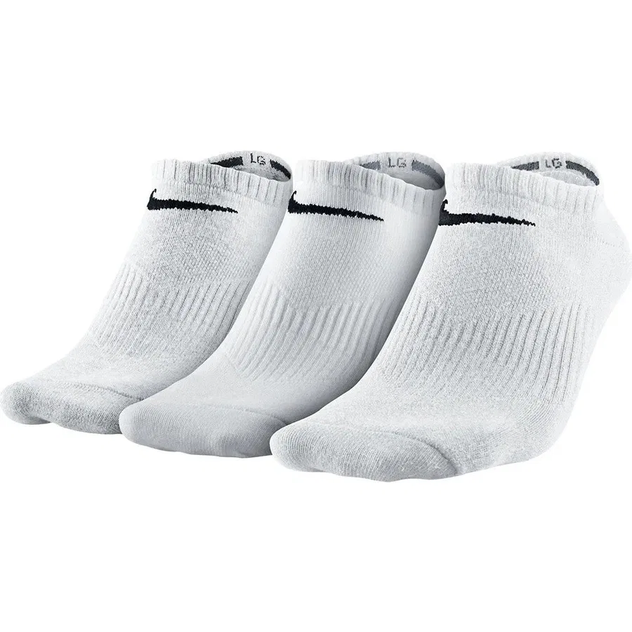 Комплект из 3 пар спортивных носков Nike Performance Lightweight No Show, Белый