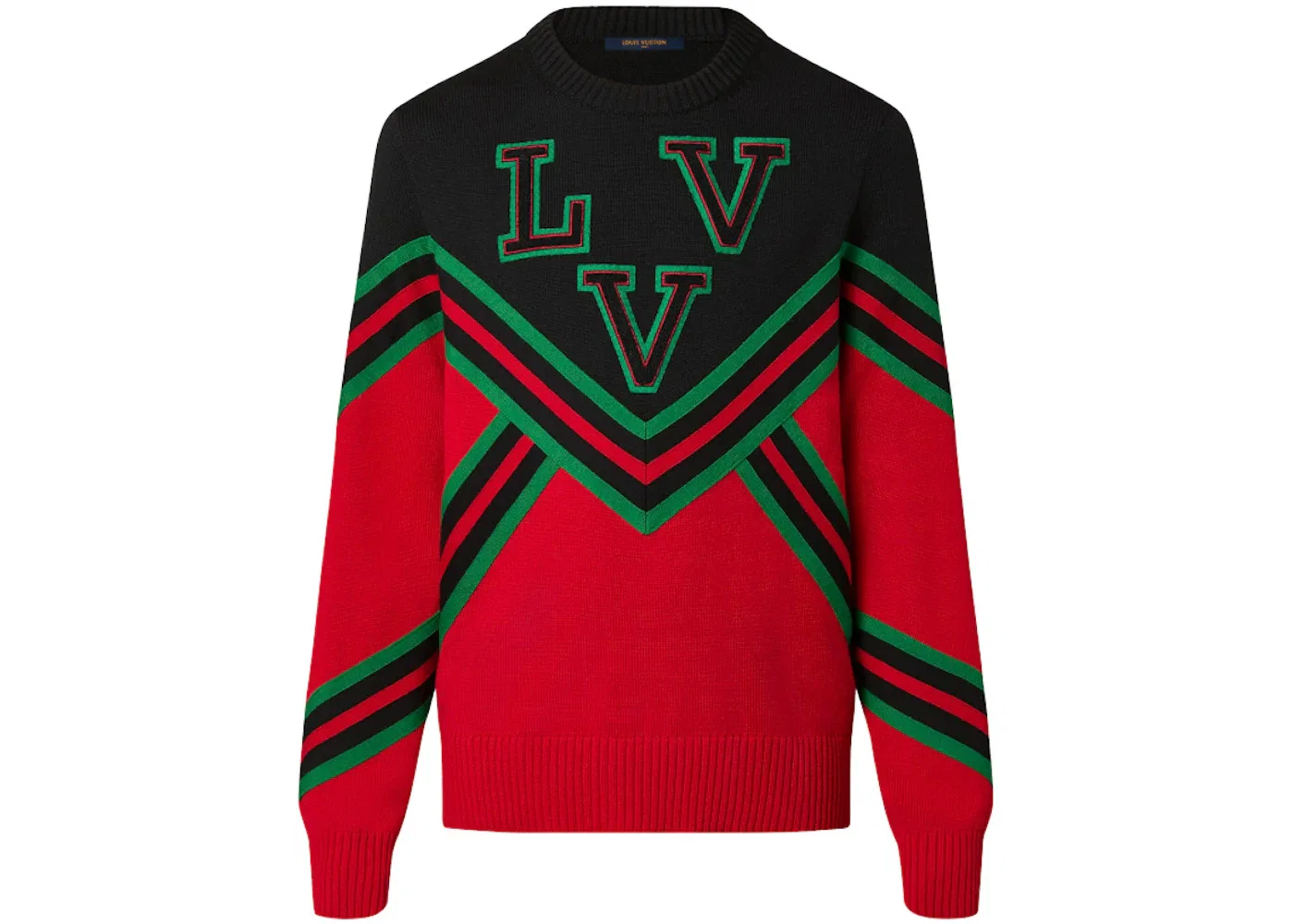 Мужской свитшот с принтом LVV Sport Team Crewneck Louis Vuitton, Multicolor