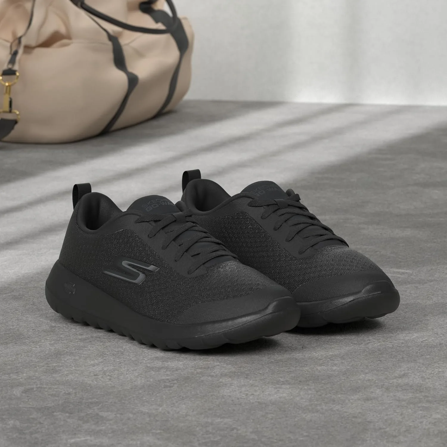 Skechers Herren Gowalk Max Otis - кроссовки Athletic Air Mesh Schnurschuh, черный — фото 2