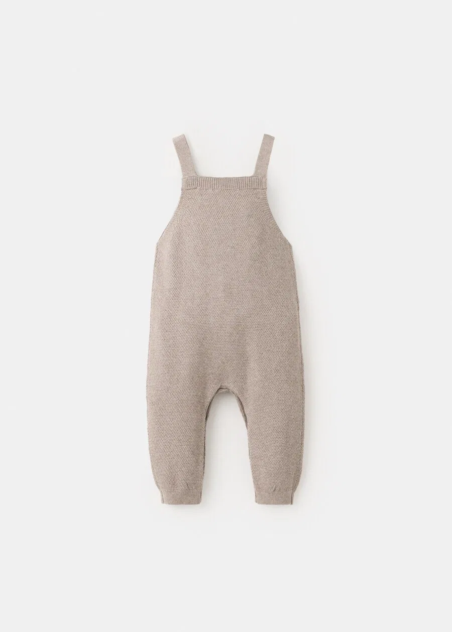 Детские комбинезон MANGO KIDS 'DUNGAREES YORK' серого цвета — фото 2