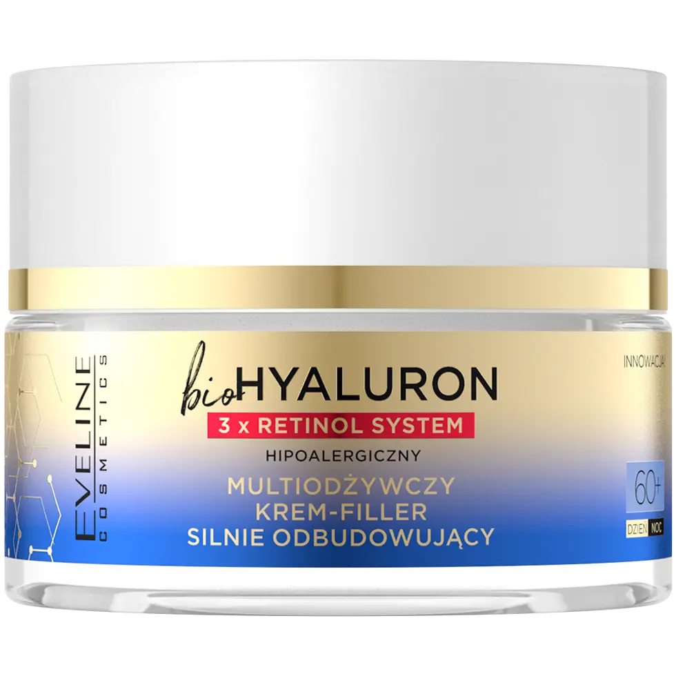 

Eveline Cosmetics Biohyaluron Дневной и ночной крем для лица 60+, 50 мл