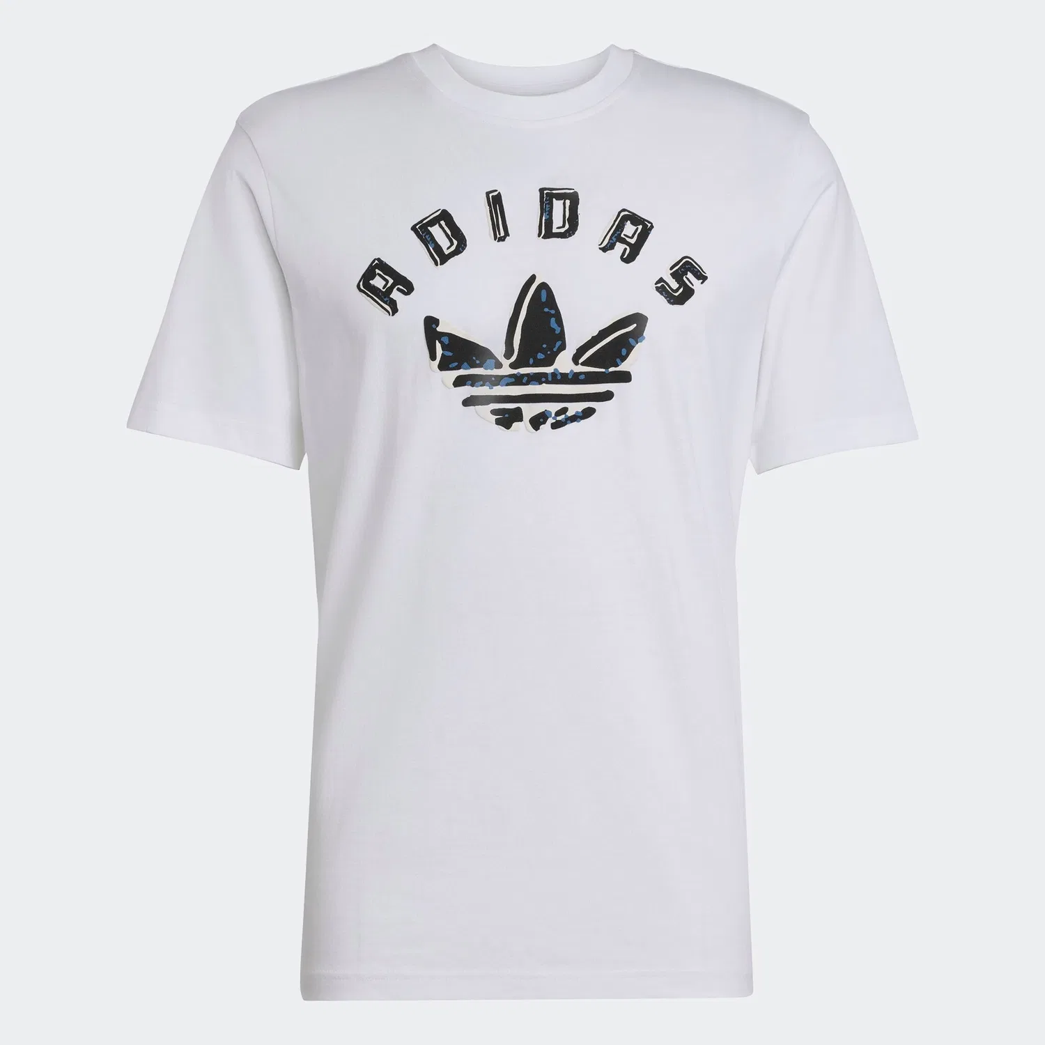 Мужская футболка с принтом Adidas Originals, White — фото 4