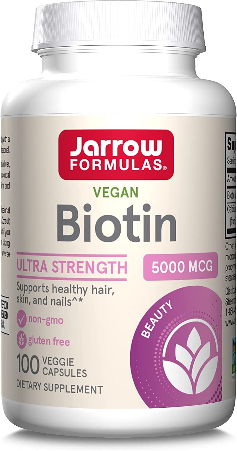 

Биотин Jarrow Formulas 5мг, 100 капсул