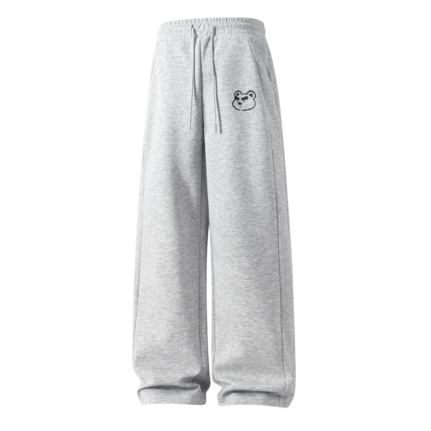 Детские брюки свободного прямого кроя MINISO, Heather Gray