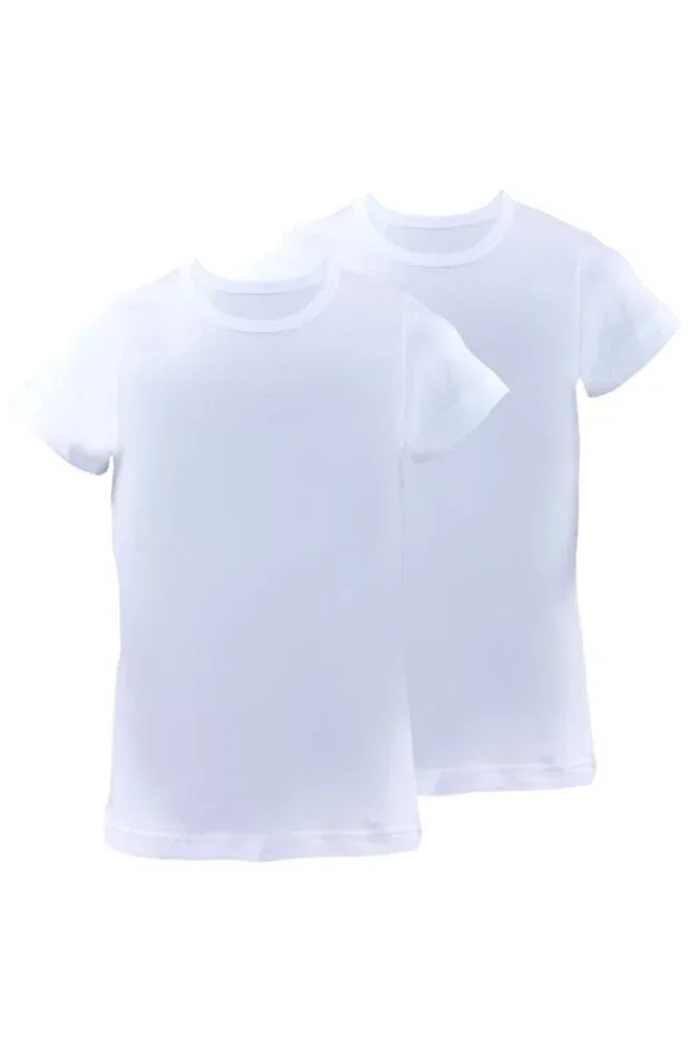 Детское нижнее белье для мальчиков с коротким рукавом 2 шт Blackspade, White