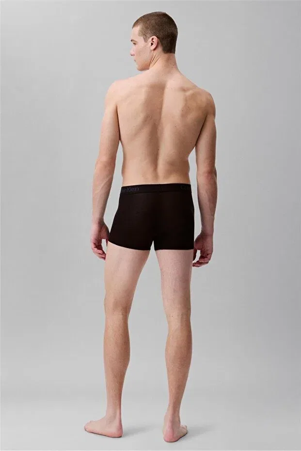 Мужские боксеры с принтом Calvin Klein, Black — фото 3