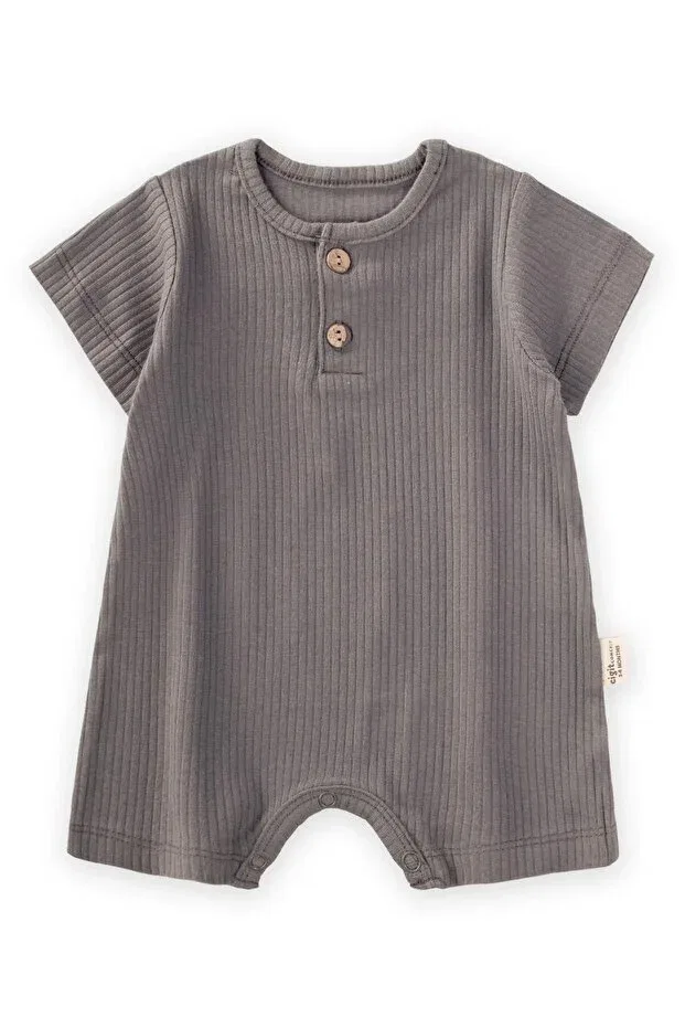 Детский комбинезон для девочек хлопковый Corduroy jumpsuit Cigit, Mink — фото 2