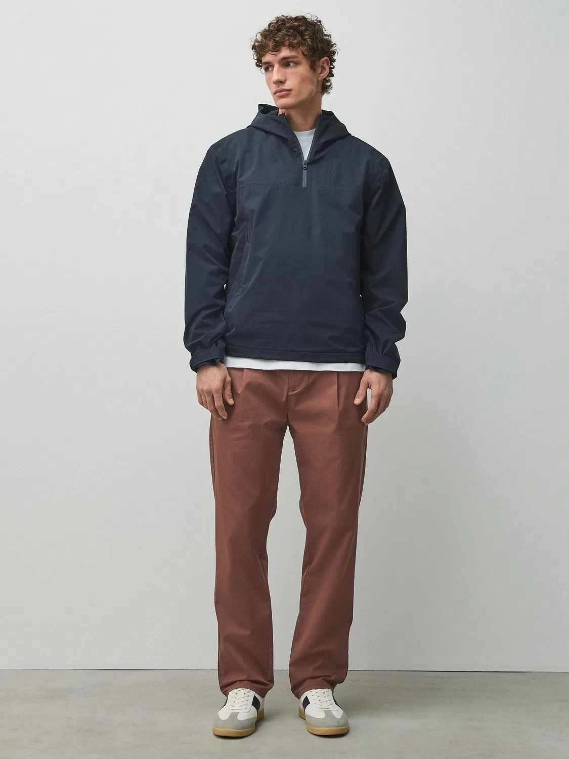 Брюки чинос Regular Tapered Fit Next, ржаво-коричневый — фото 4