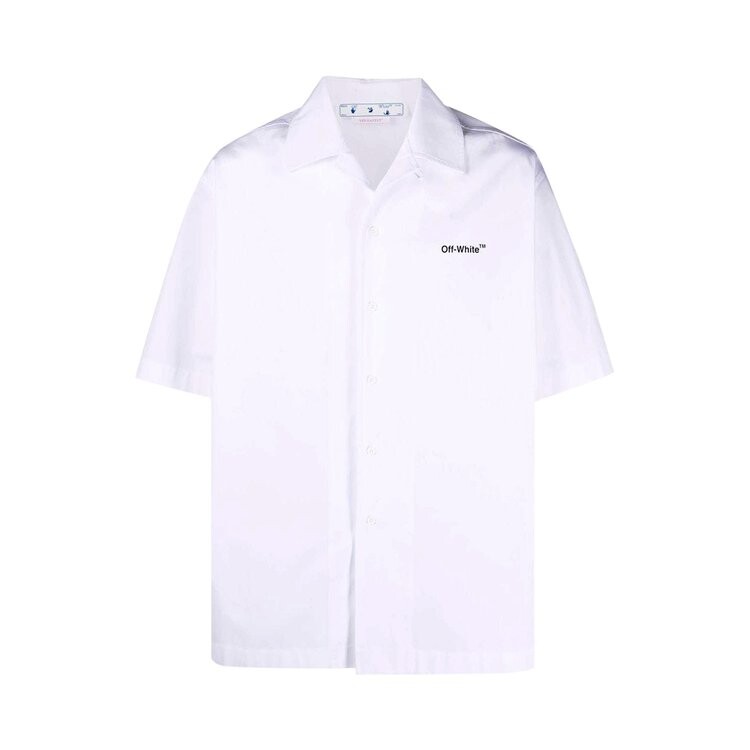

Рубашка Off-White Caravag Arrow Holiday Shirt 'White', белый