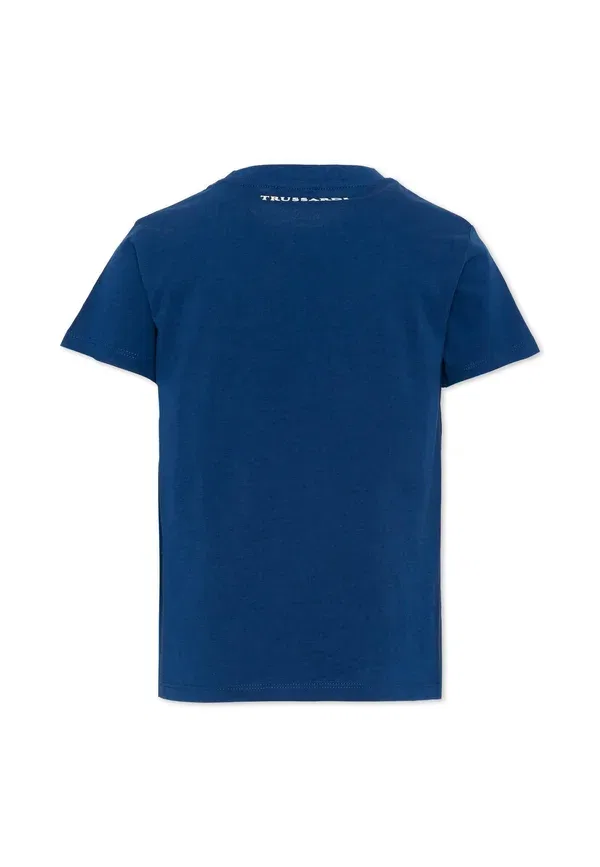 Футболка с принтом T-shirt Tru Trussardi Junior, синий — фото 2