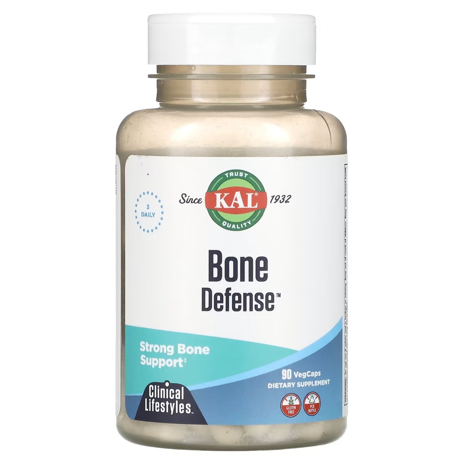 

KAL Bone Defense защита костей, 90 вегетарианских капсул