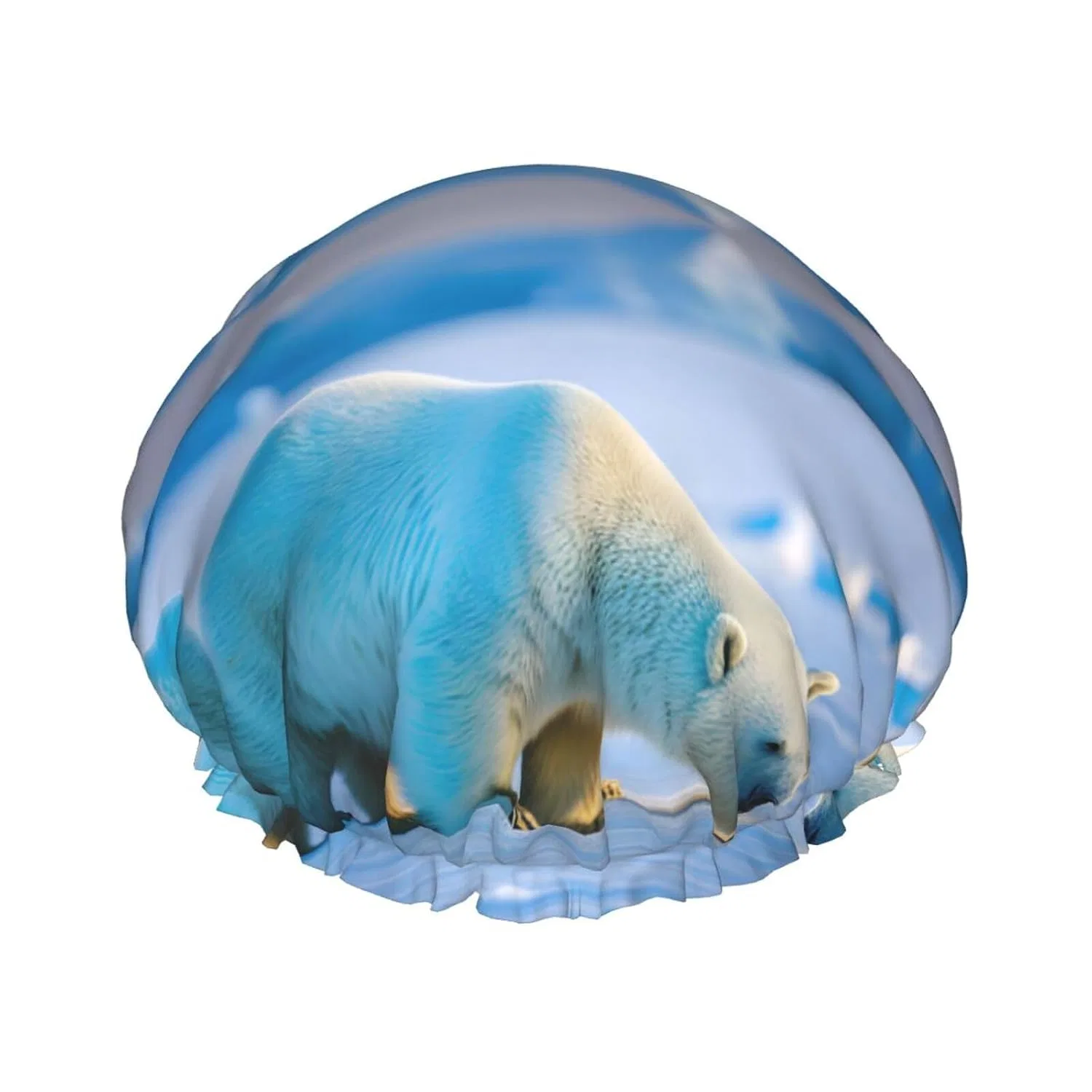 Шапочка для душа Polar Bear, JKXUN, черная