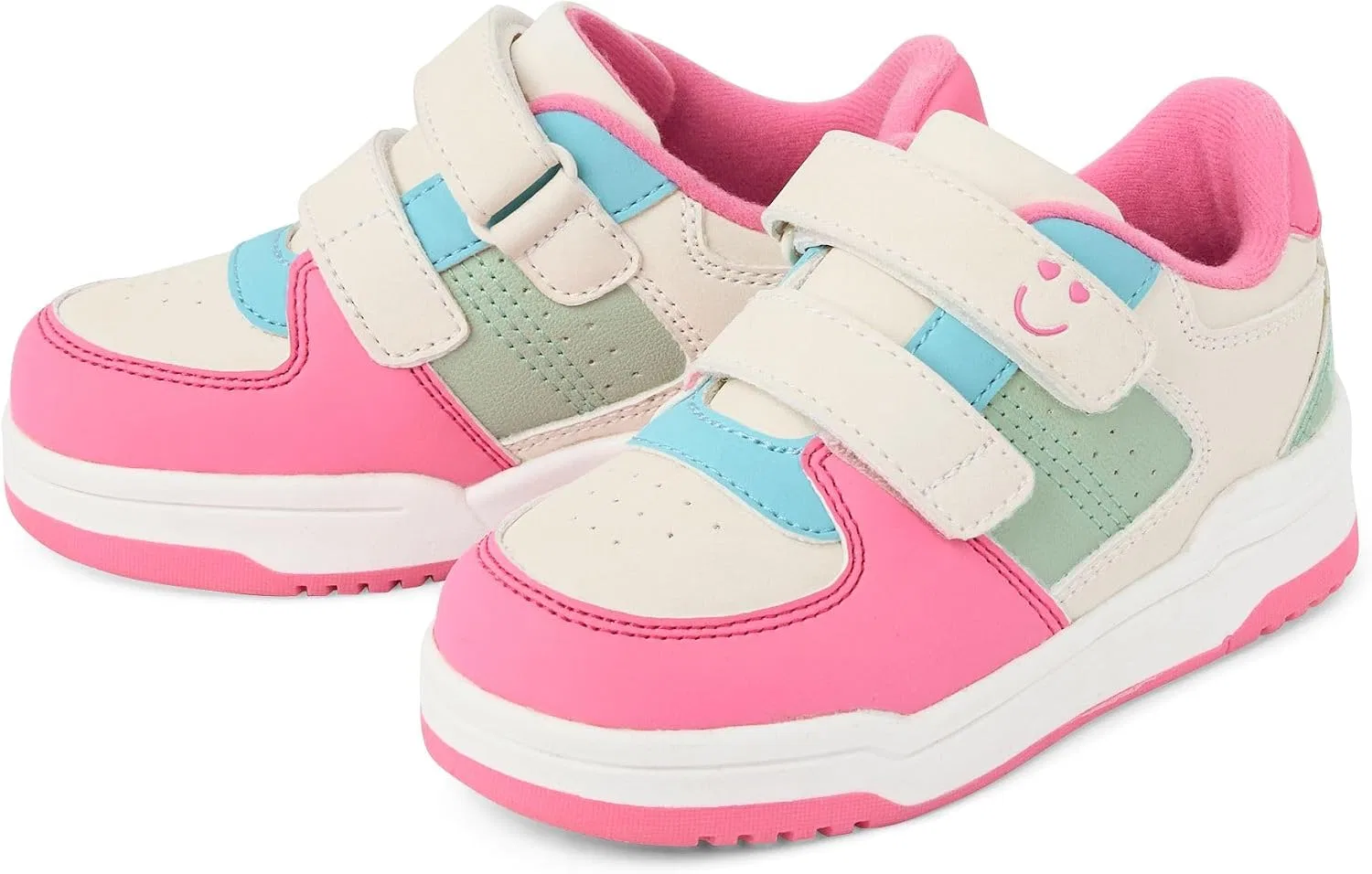 Детские кеды для девочек с низким верхом The Children's Place, Multi Colorblock — фото 2