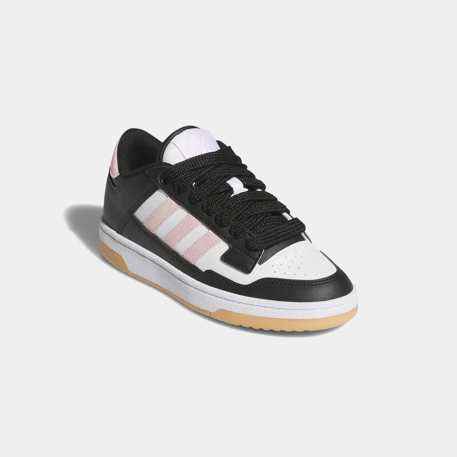 Детские кроссовки низкие с ретро-дизайном Adidas Sportswear, Cloud White/Core Black/Clear Pink