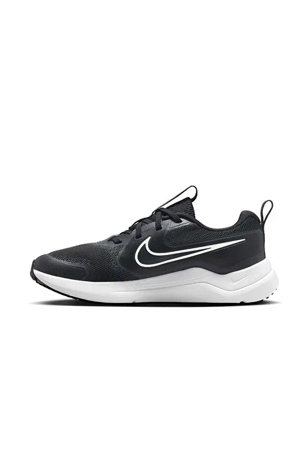 Детские кроссовки для девочек на шнуровке Nike, Black/White — фото 2
