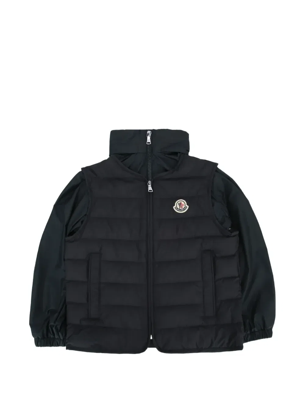 Стеганая куртка Gizem Moncler Enfant, черный