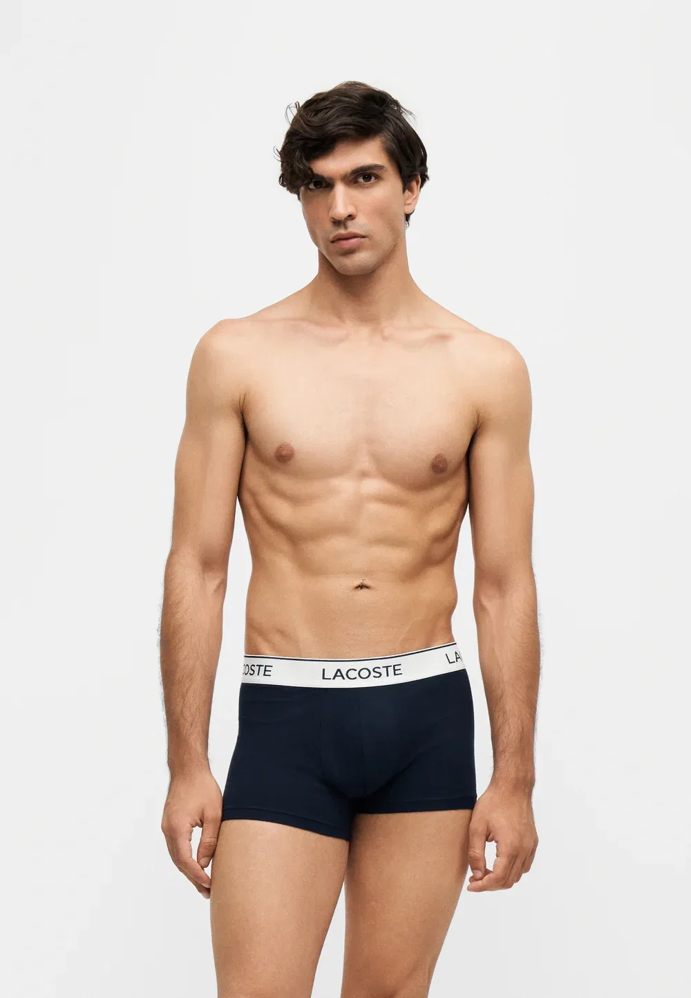 3 шт. - трусы Lacoste, Navy Blue — фото 2