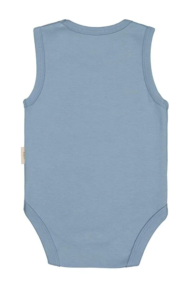 Детский комплект боди-распашонок из органического хлопка Civil Baby, Blue — фото 4