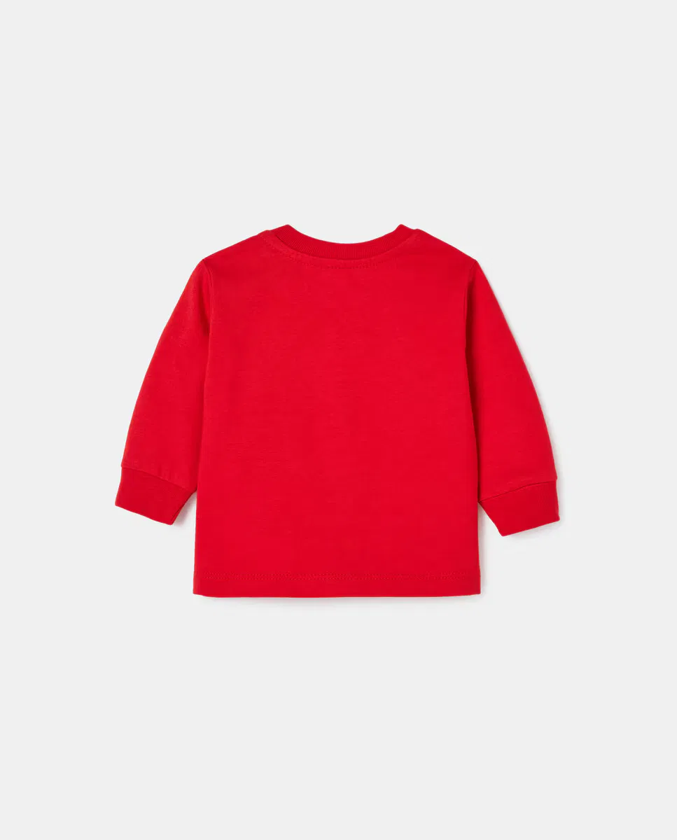 Детская футболка с длинным рукавом, Rojo, Polo Ralph Lauren, красный — фото 3