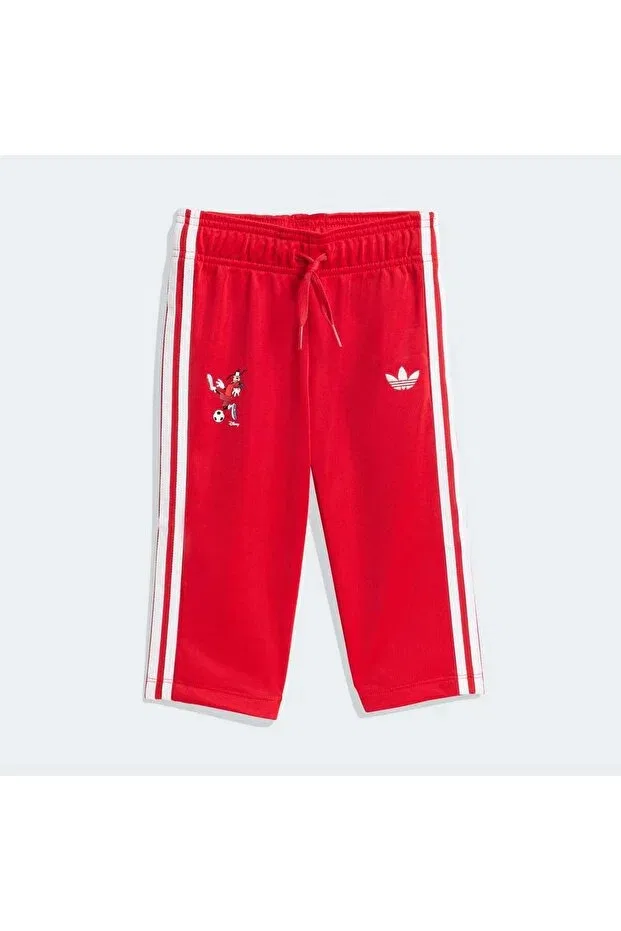 Детский спортивный комплект с принтом Disney Firebird Adidas, Красный — фото 4