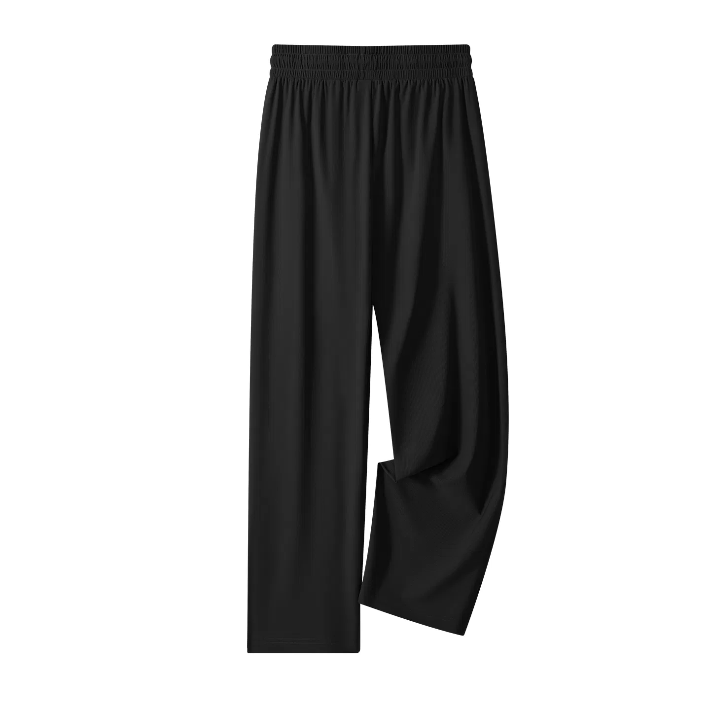 Детские широкие брюки из охлаждающей ткани Ice Silk Army Green, MINISO — фото 4