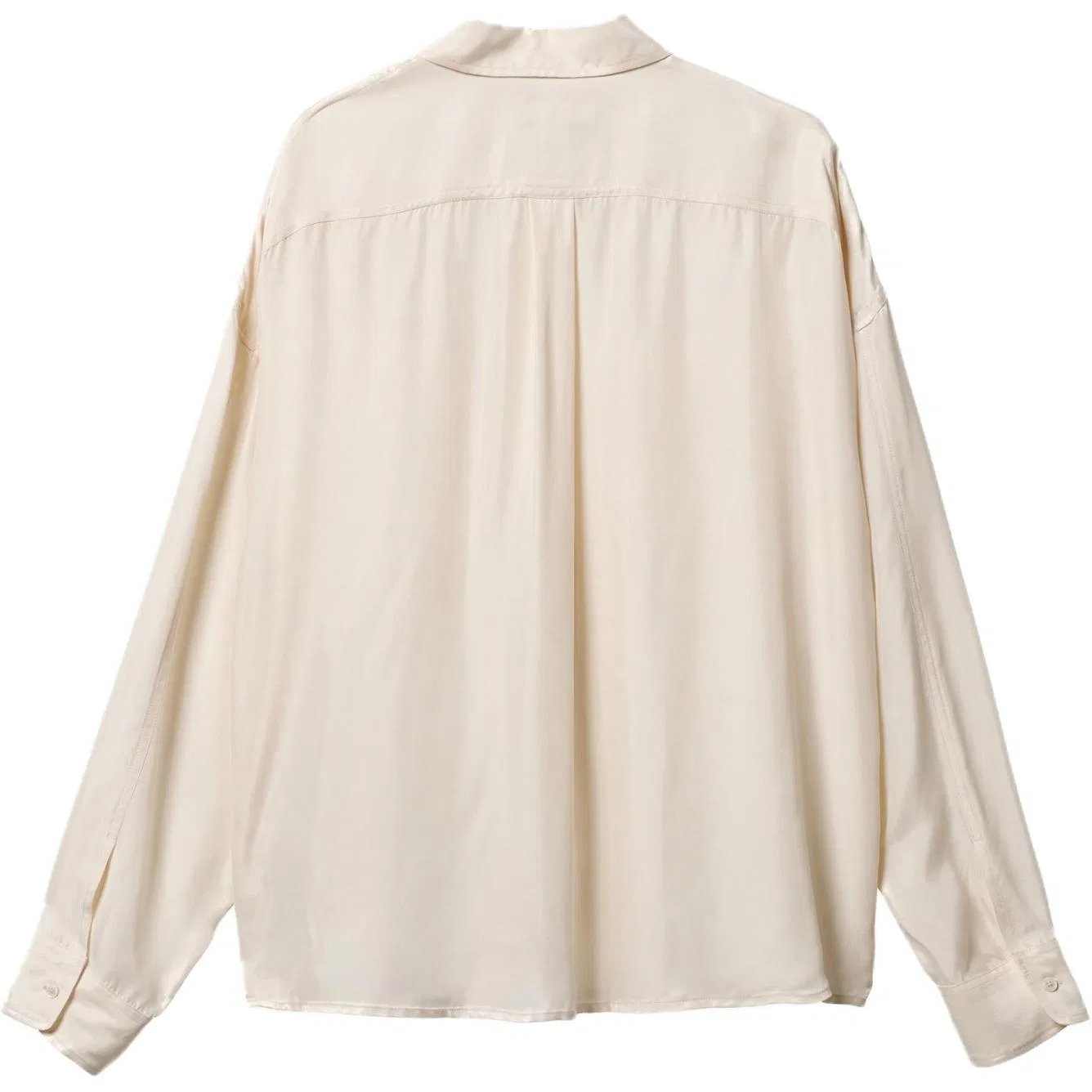 Мужская рубашка с длинным рукавом Willy Chavarria SS26 ZARA, Butter — фото 3