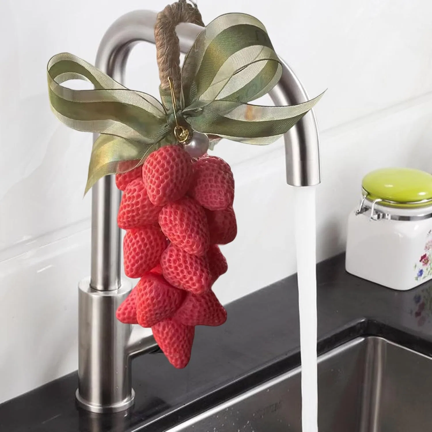 Мыло для лица на веревке, Strawberry, Générique, 405 г — фото 3