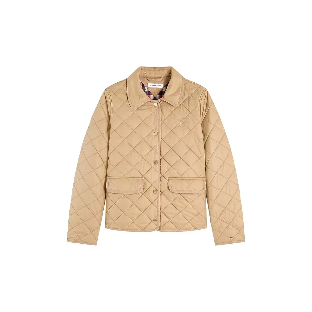 Женский стеганый жакет Tommy hilfiger, Beige — фото 3
