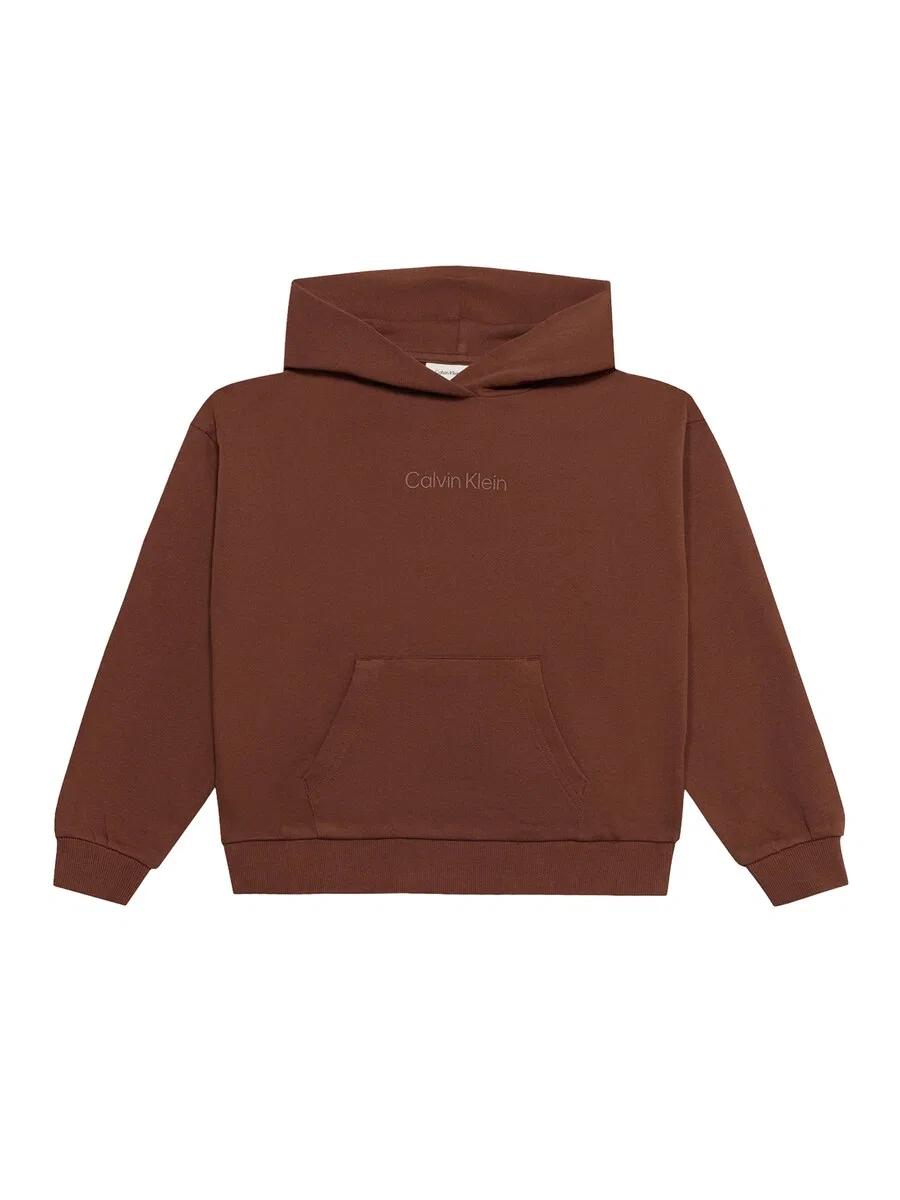 Толстовка Calvin Klein Jeans темно-коричневого цвета