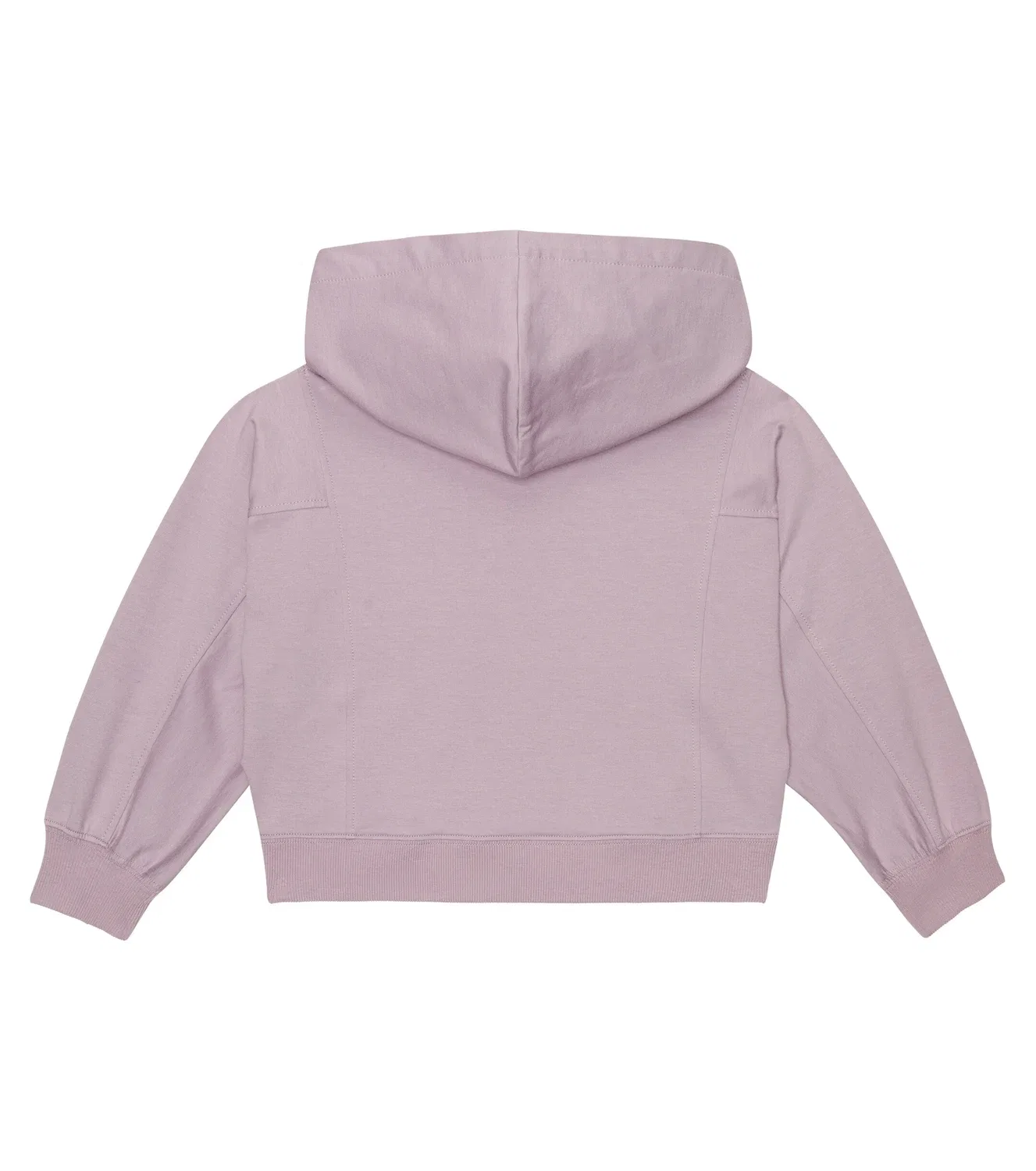 Худи с капюшоном хлопковое Brunello Cucinelli Kids, фиолетовый — фото 3