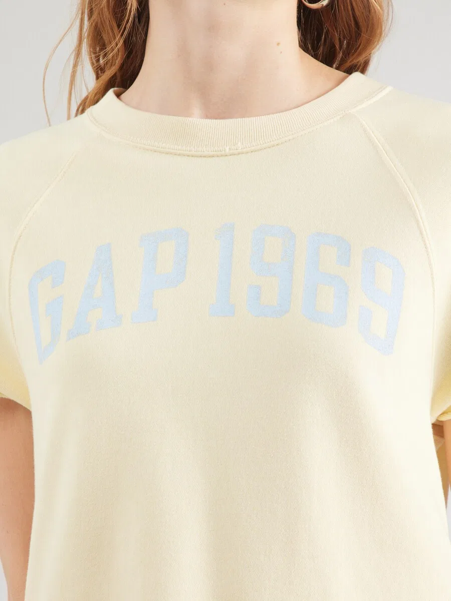 Толстовка GAP светло-желтого цвета — фото 3