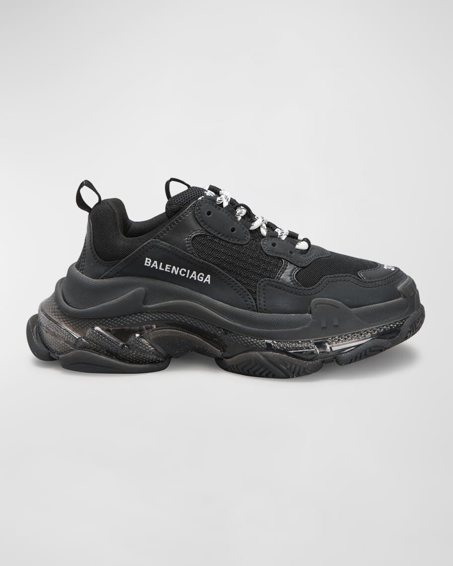 Кроссовки Triple S с прозрачной подошвой Balenciaga