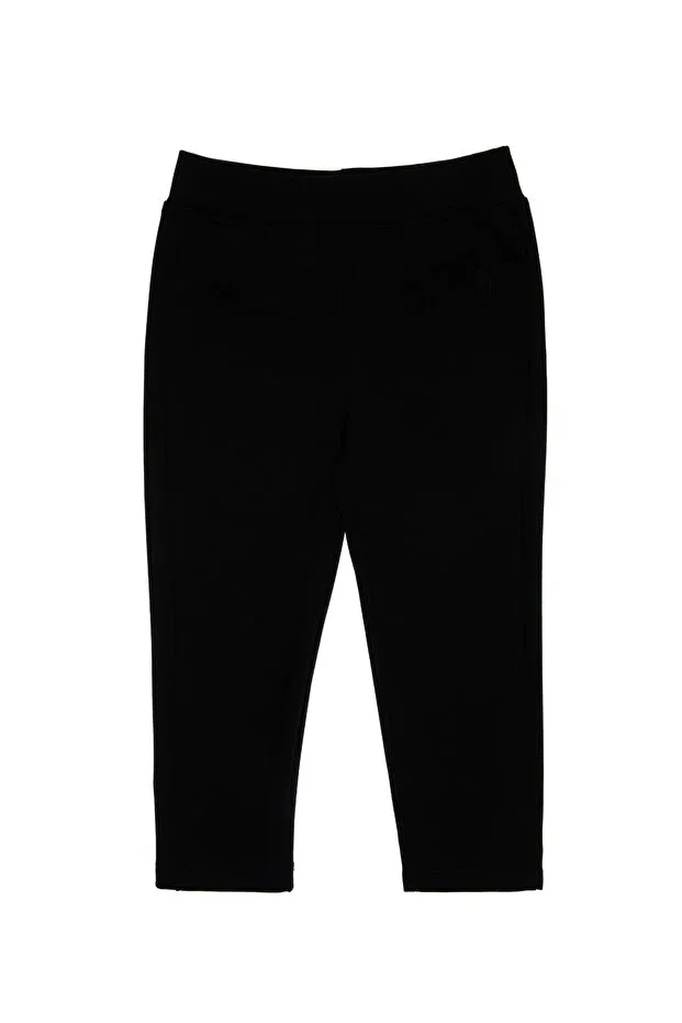 Детские леггинсы для девочек с принтом U.S. Polo Assn., Black — фото 4