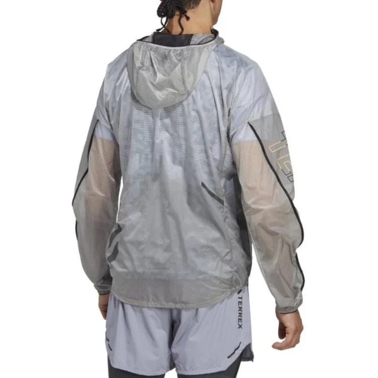 Куртка Adidas Terrex Agravic Windweave Pro, серебристо-серый — фото 2