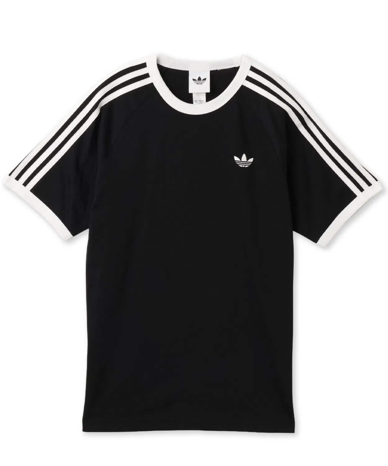 Мужская футболка с длинным рукавом3 Stripes Tee Adidas, Black — фото 4