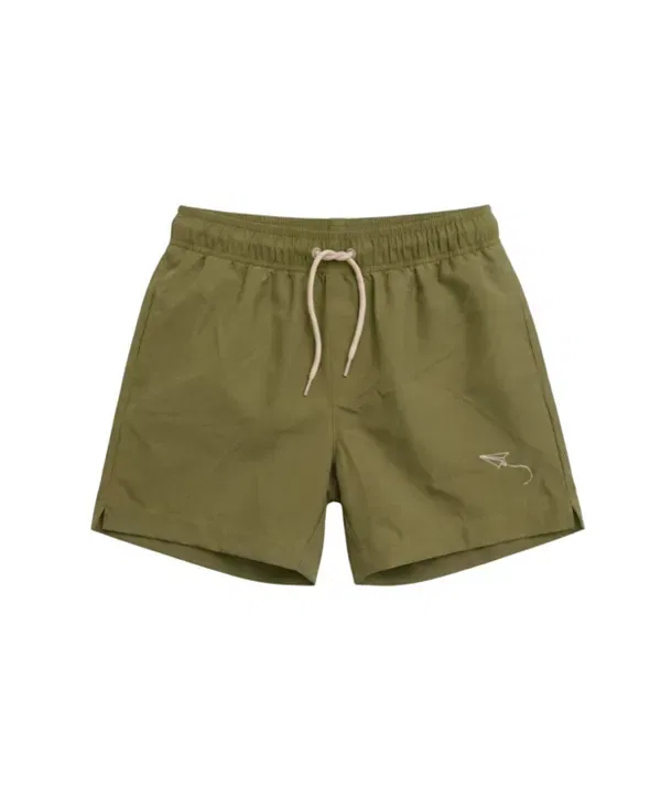 Детские плавки для мальчиков с вышивкой Moss Boss Swimzers Mumzers, зеленый