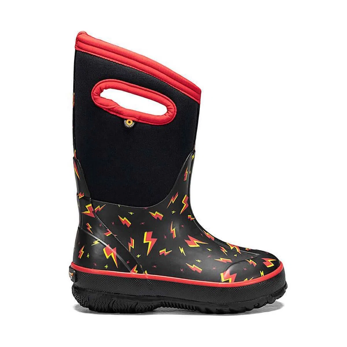 Детские зимние ботинки Classic Lightning Bogs, Black Multi