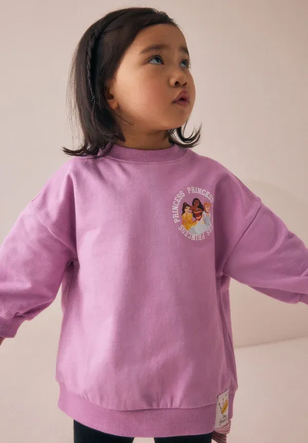 Комплект топ и леггинсы с принтом Disney Princess mock layer top and leggings set Next, purple, фиолетовый — фото 2