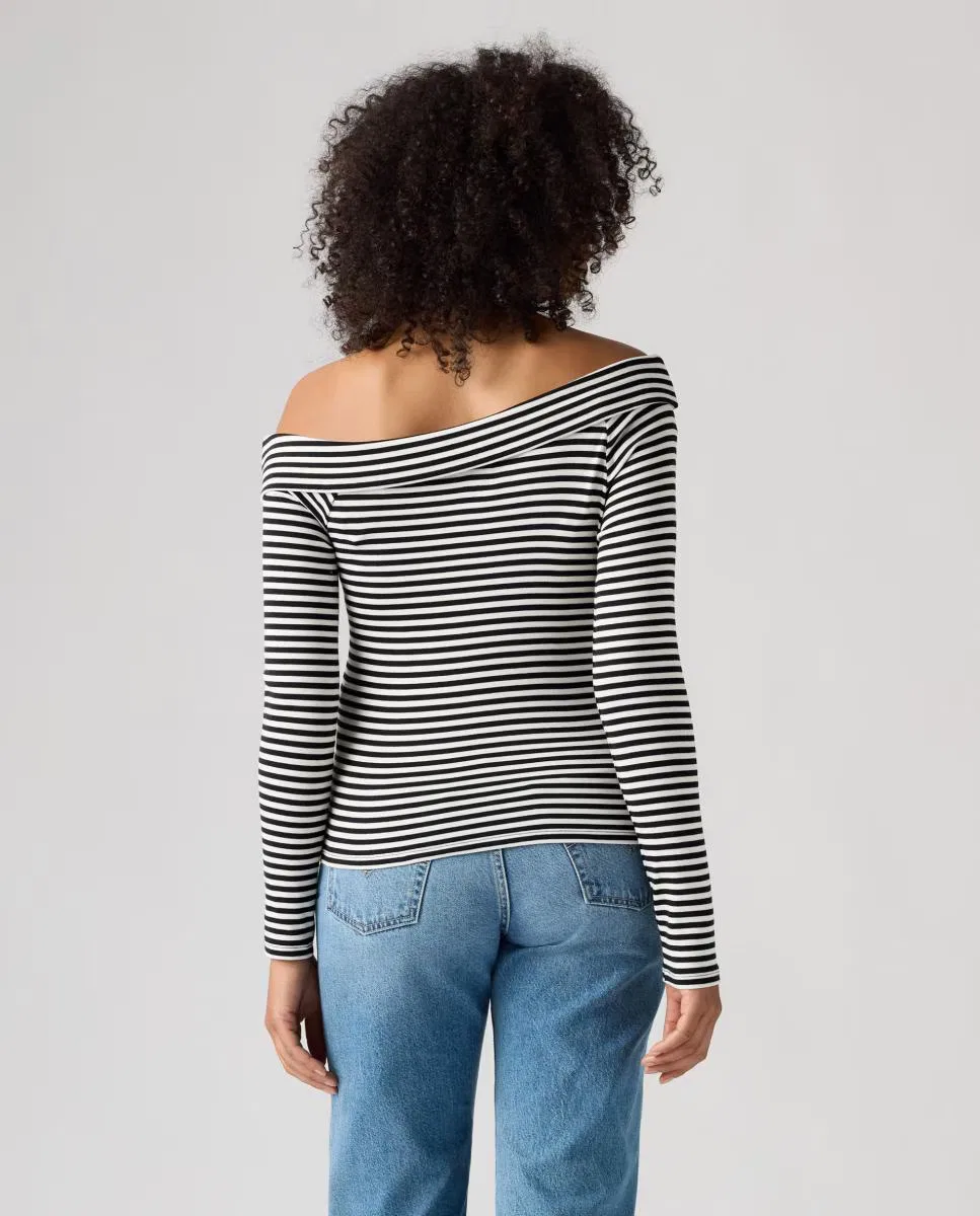 Женская футболка с длинным рукавом, Escote Asimétrico, Levi's, мультиколор — фото 2