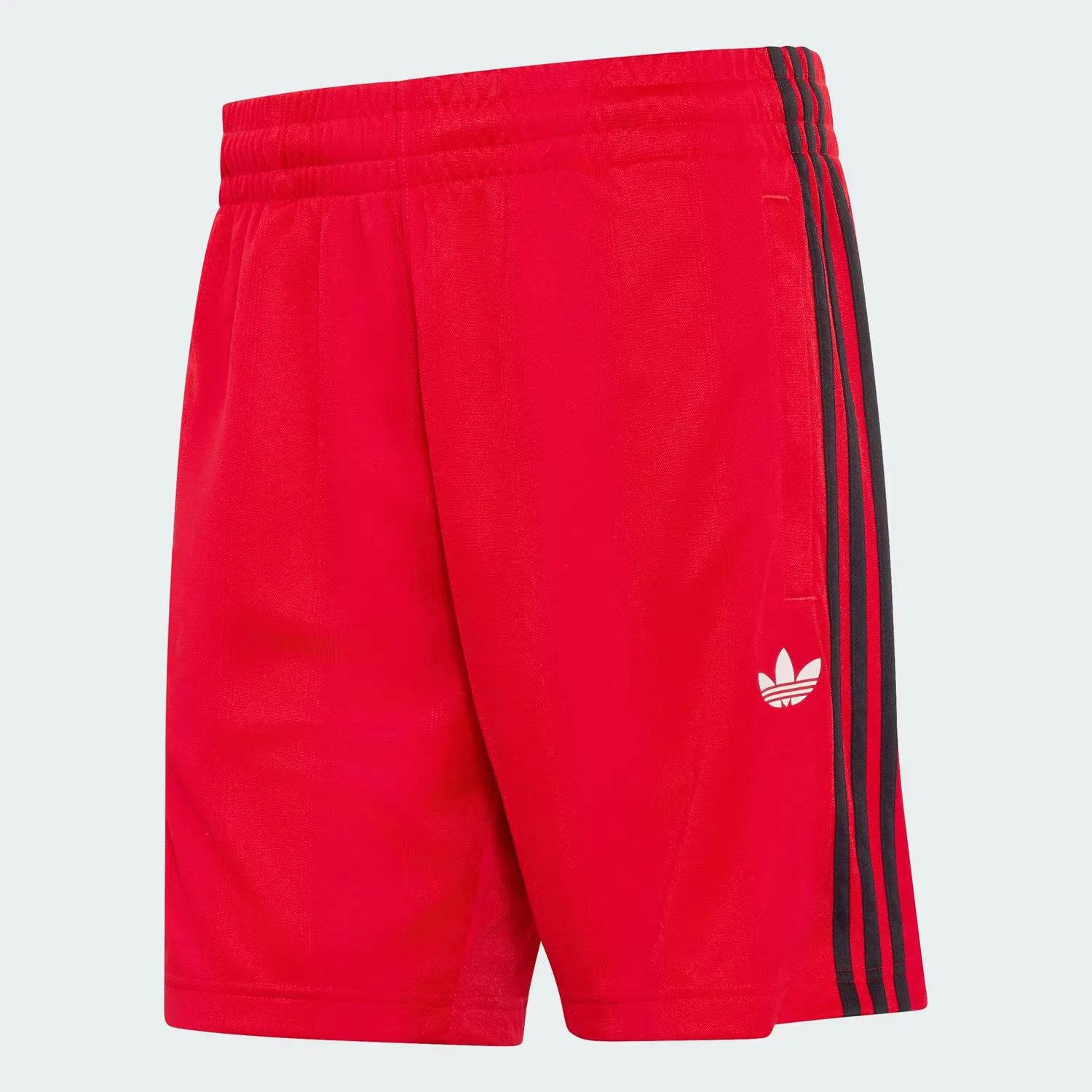 Мужские жаккардовые шорты Adicolor Jacquard Adidas Originals, ярко-красный — фото 4