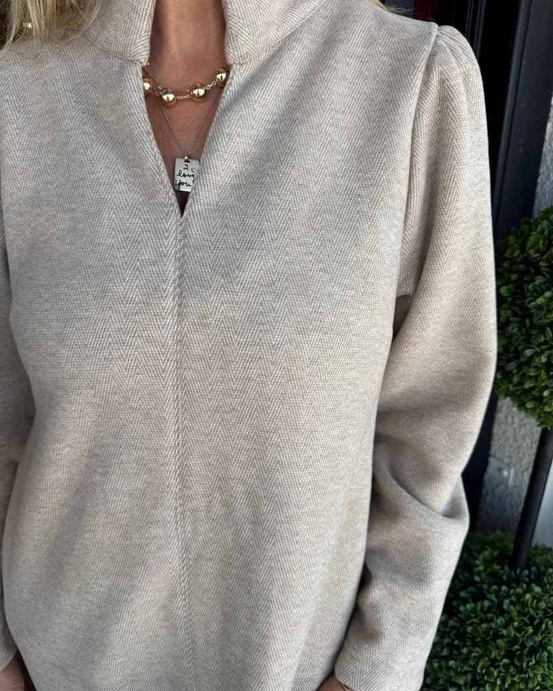 Женское повседневное платье А-силуэта Vnmd-2023, Beige — фото 3