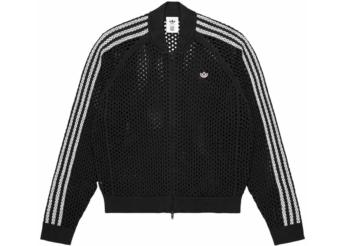 Унисекс-куртка Adidas x Edison Chen Crochet Track Top, Carbon