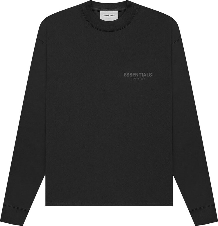 

Лонгслив Fear of God Essentials Long-Sleeve Tee 'Stretch Limo', черный