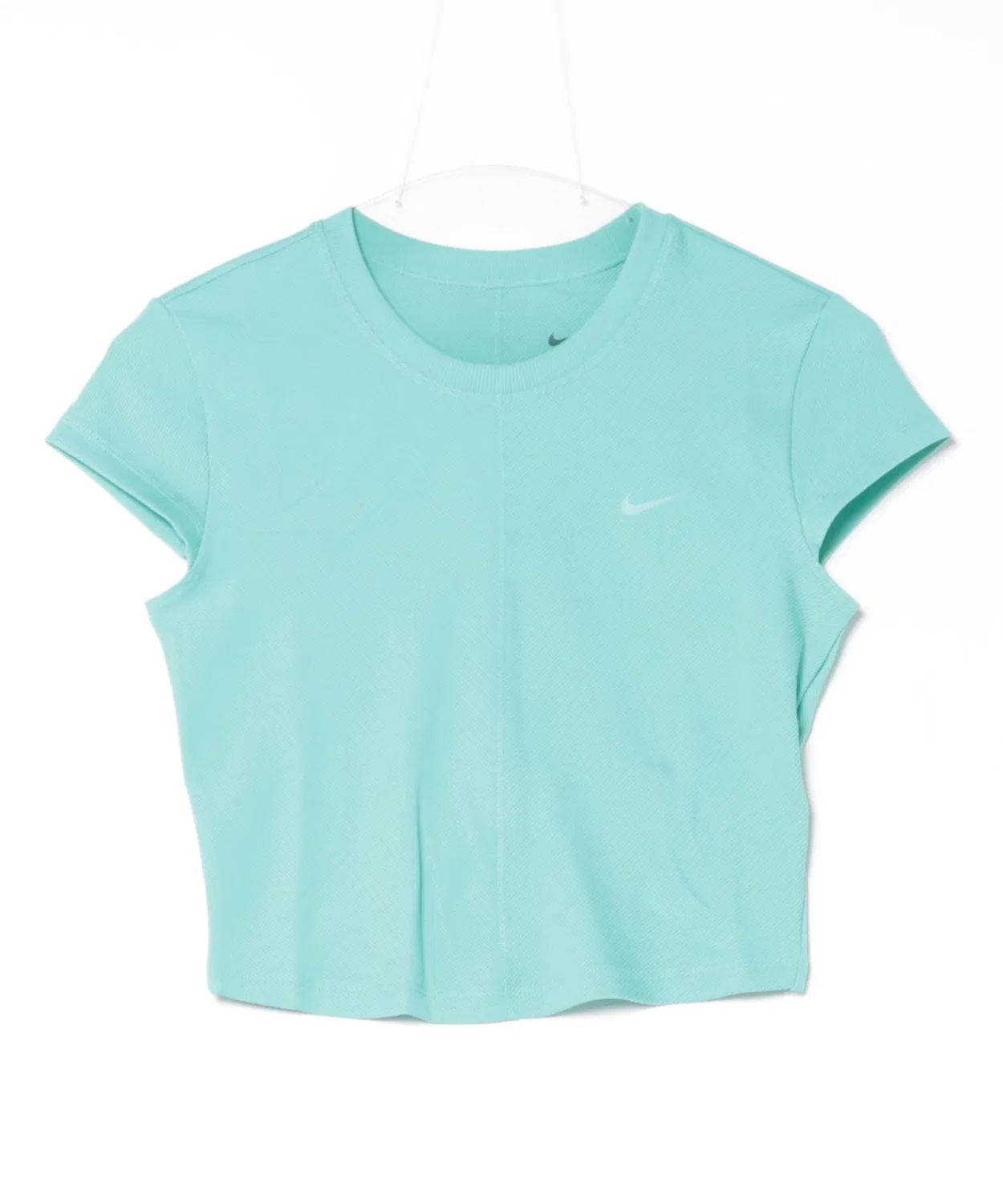 Женская футболка с коротким рукавом Nike One Rib Cap S/S Top NIKE, Green