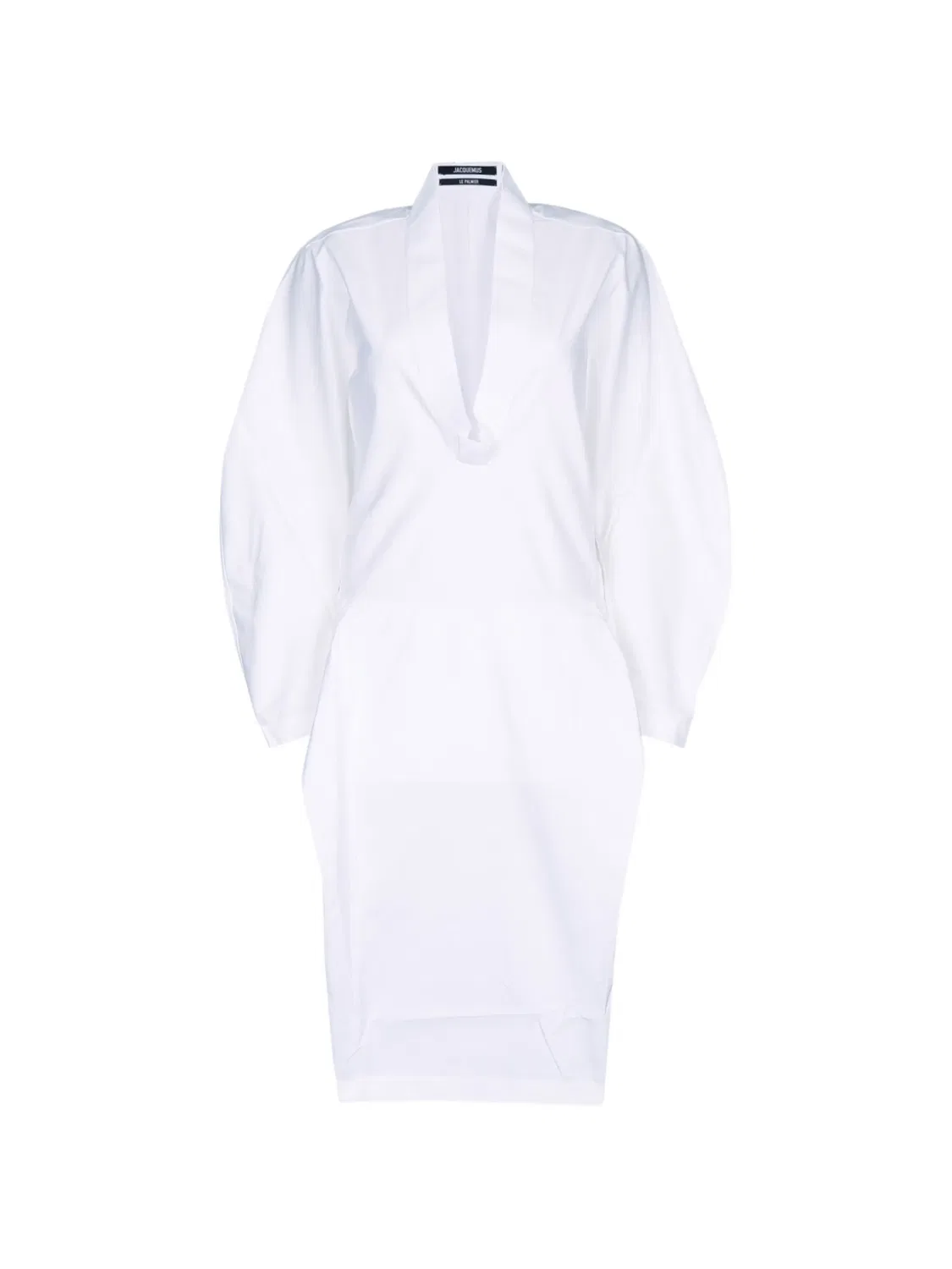 Платье Colombe белое хлопковое Jacquemus, белый
