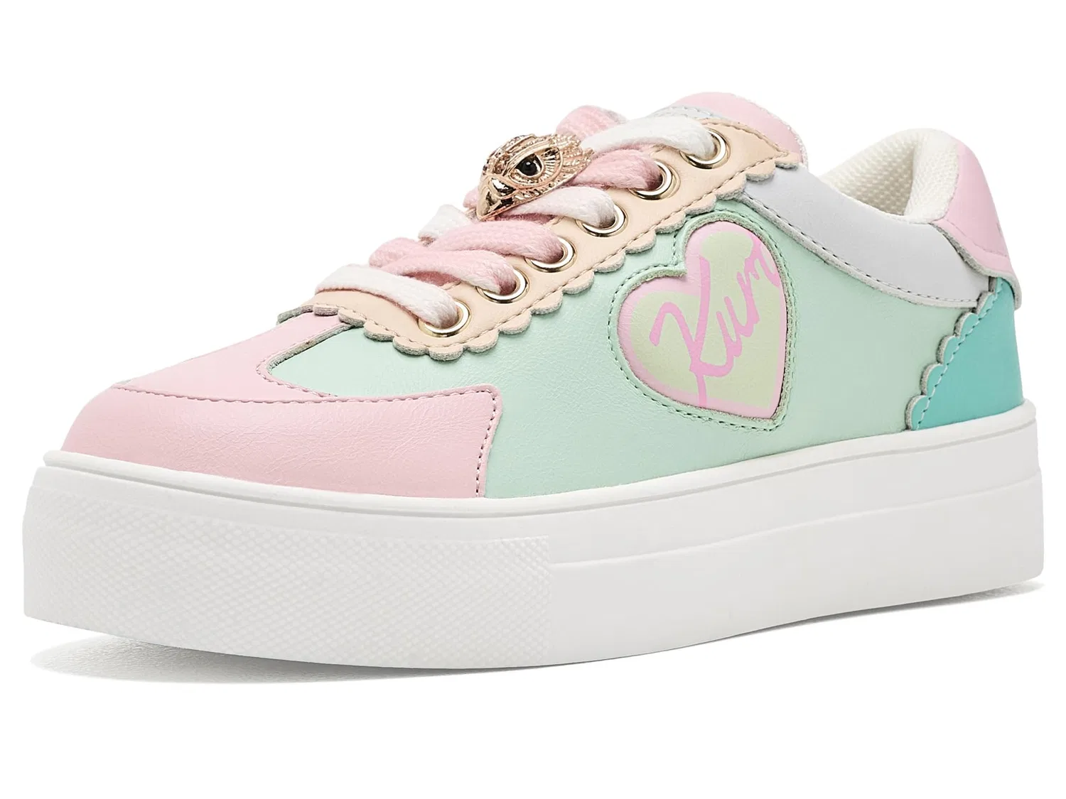Кроссовки Mini Islington Cupsole (для маленьких и больших детей) Kurt Geiger London Kids, Pastel Multi