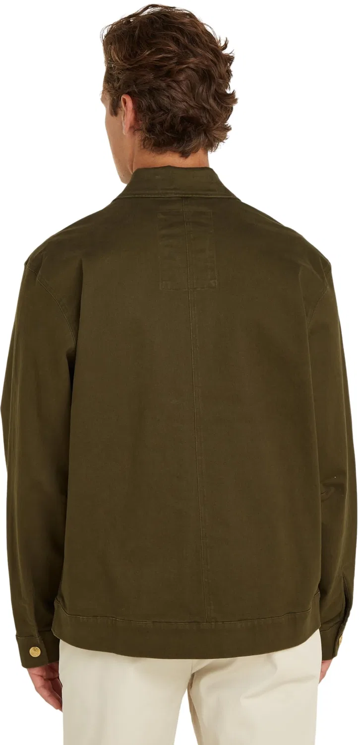 Мужская куртка из хлопка Tommy Hilfiger, Drab Olive Green — фото 2