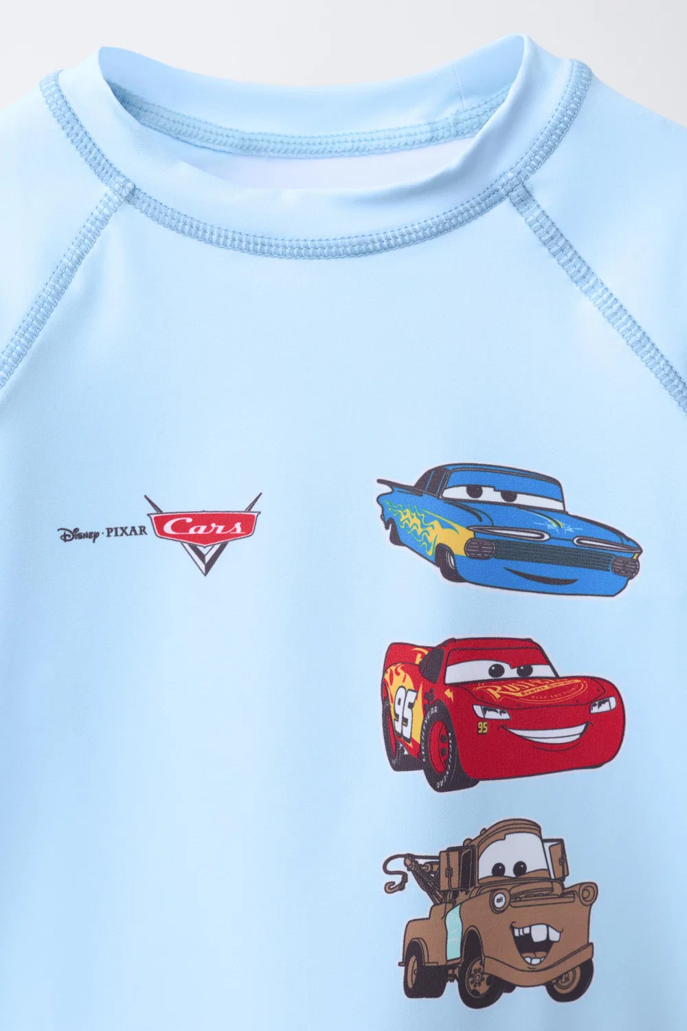 1-6 ЛЕТ / ТАЧКИ МОЛНИЯ МАККУИН DISNEY ЗАЩИТНАЯ РУБАШКА ОТ СЫПИ ZARA, Blue — фото 3